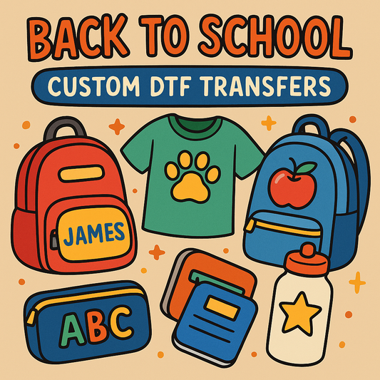 Back to School with Custom DTF Transfers