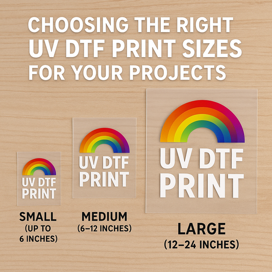 Choosing the Right UV DTF Print Sizes for Your Projects
