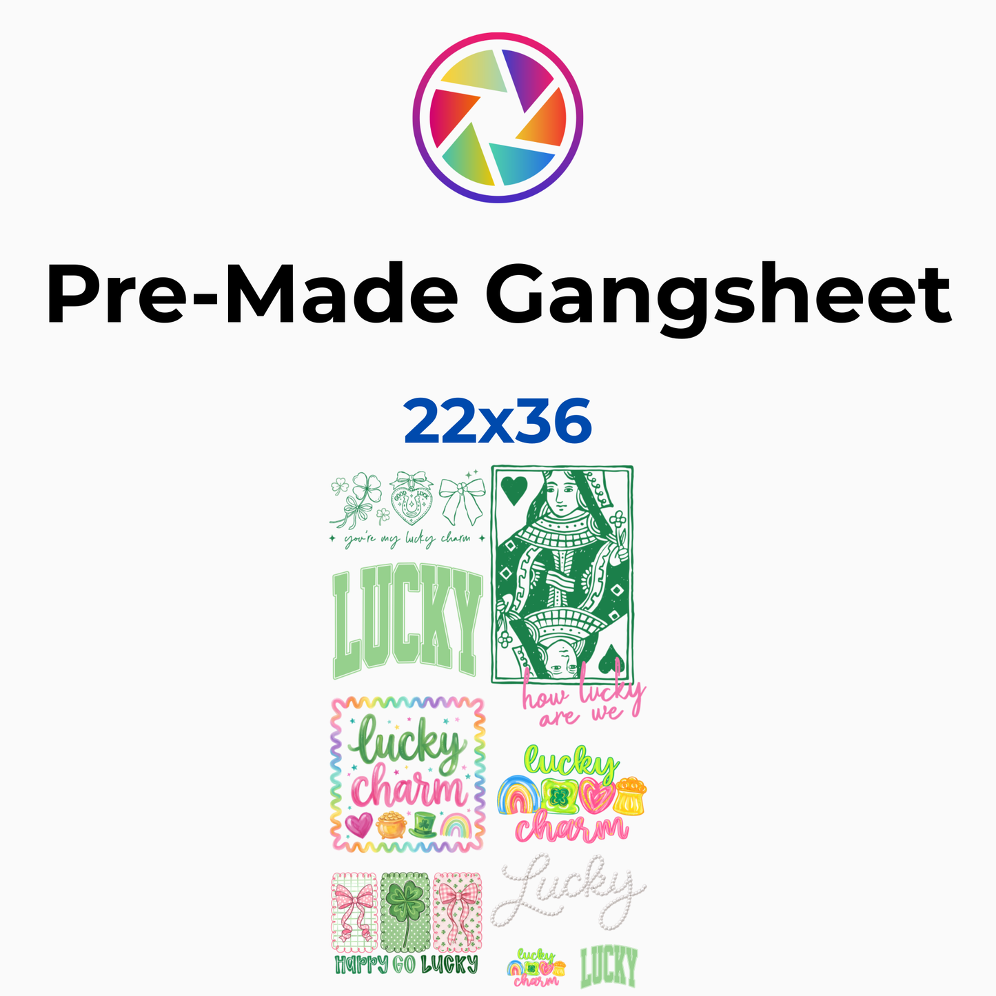Lucky Vibes 22x36