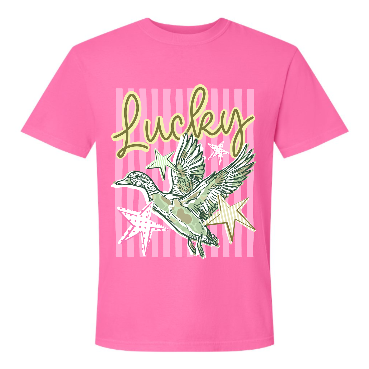 Lucky Duck Comfort Colors Tee