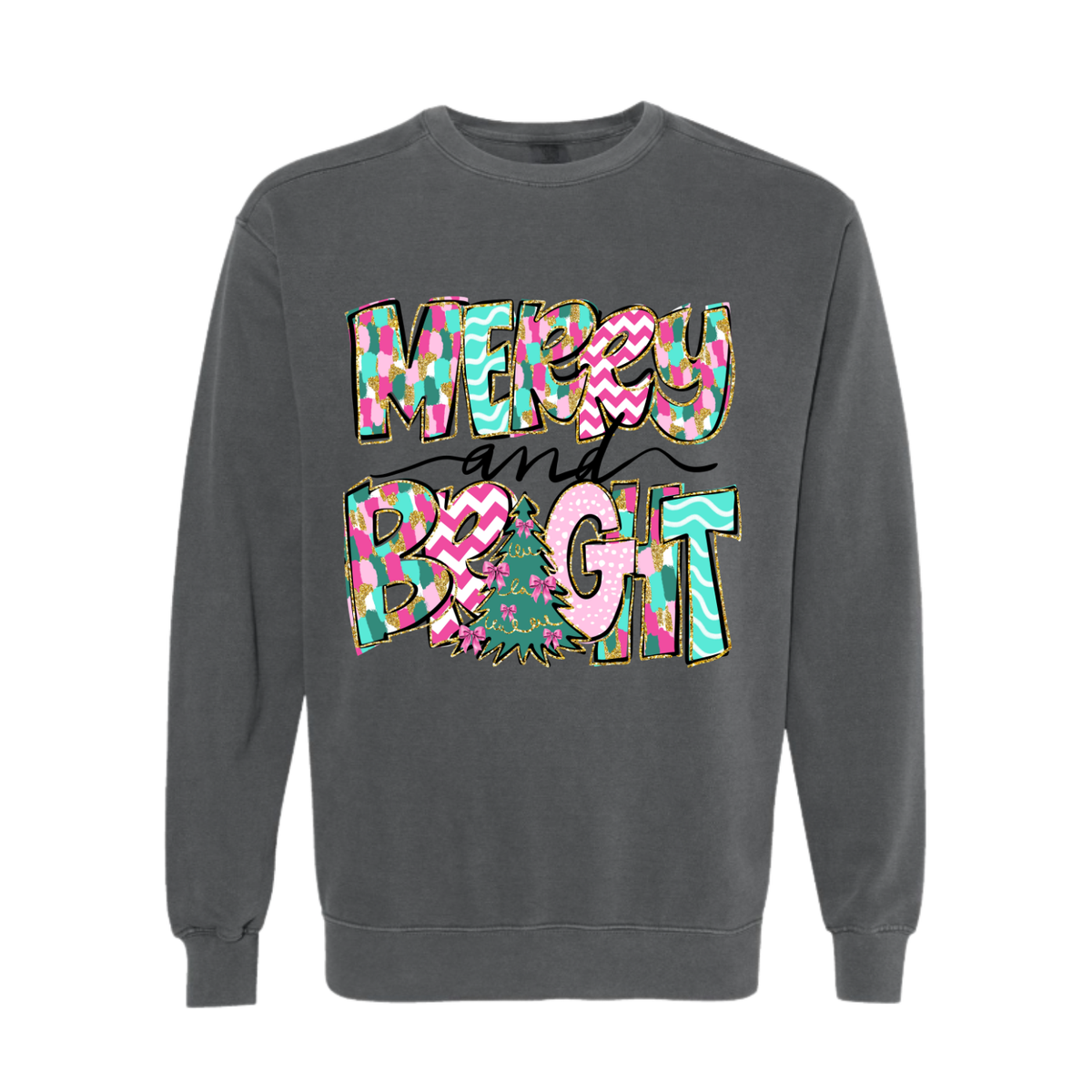 Merry and Bright Comfort Colors® Crewneck
