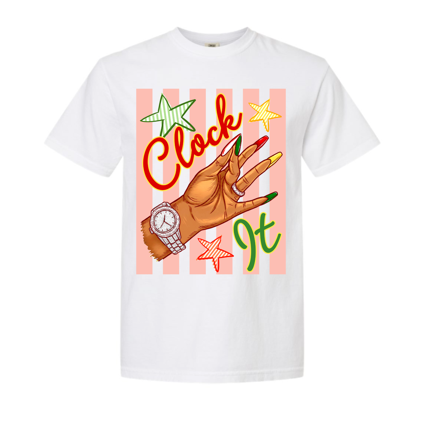 Clock It Juneteenth Tee