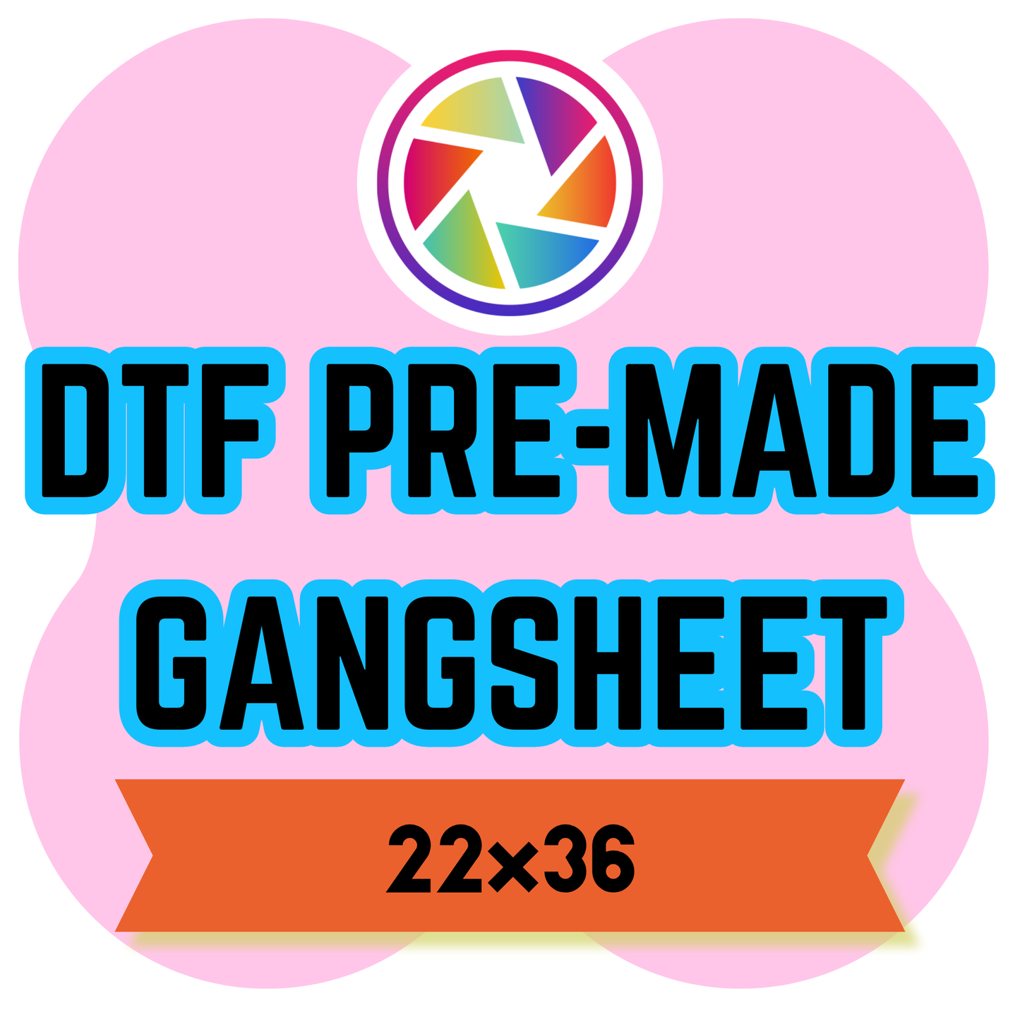 DTF Premade Gangsheet #12 22x36