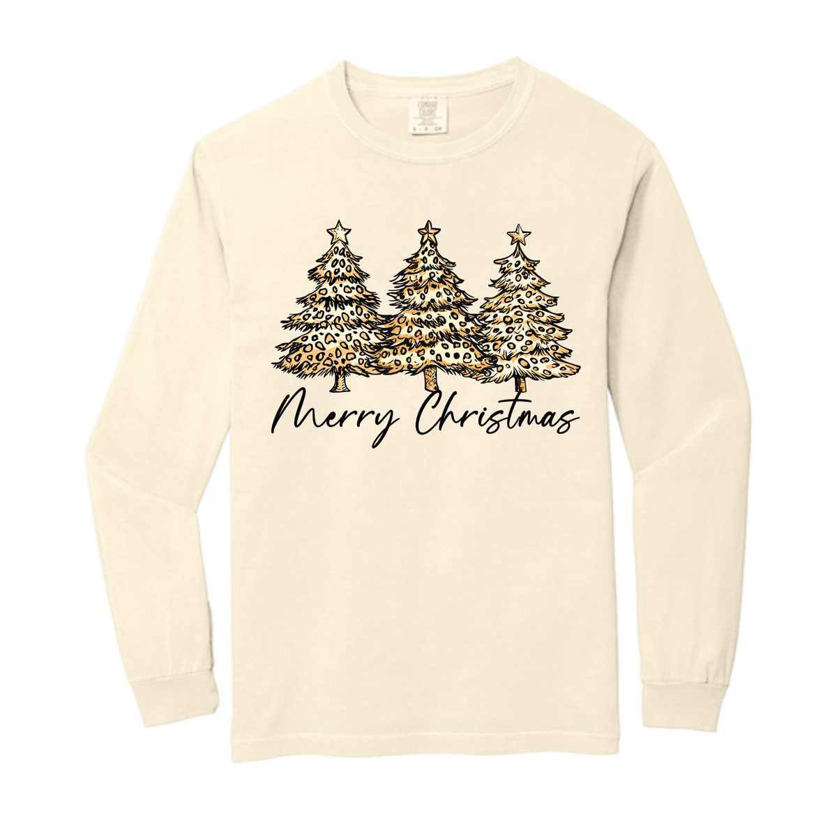 Merry Christmas Trees Comfort Colors® Longsleeve