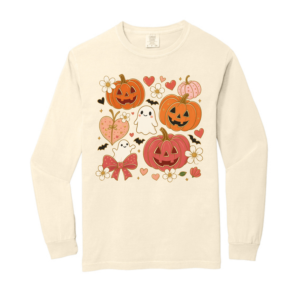 Creme Pumpkins Comfort Colors® Longsleeve