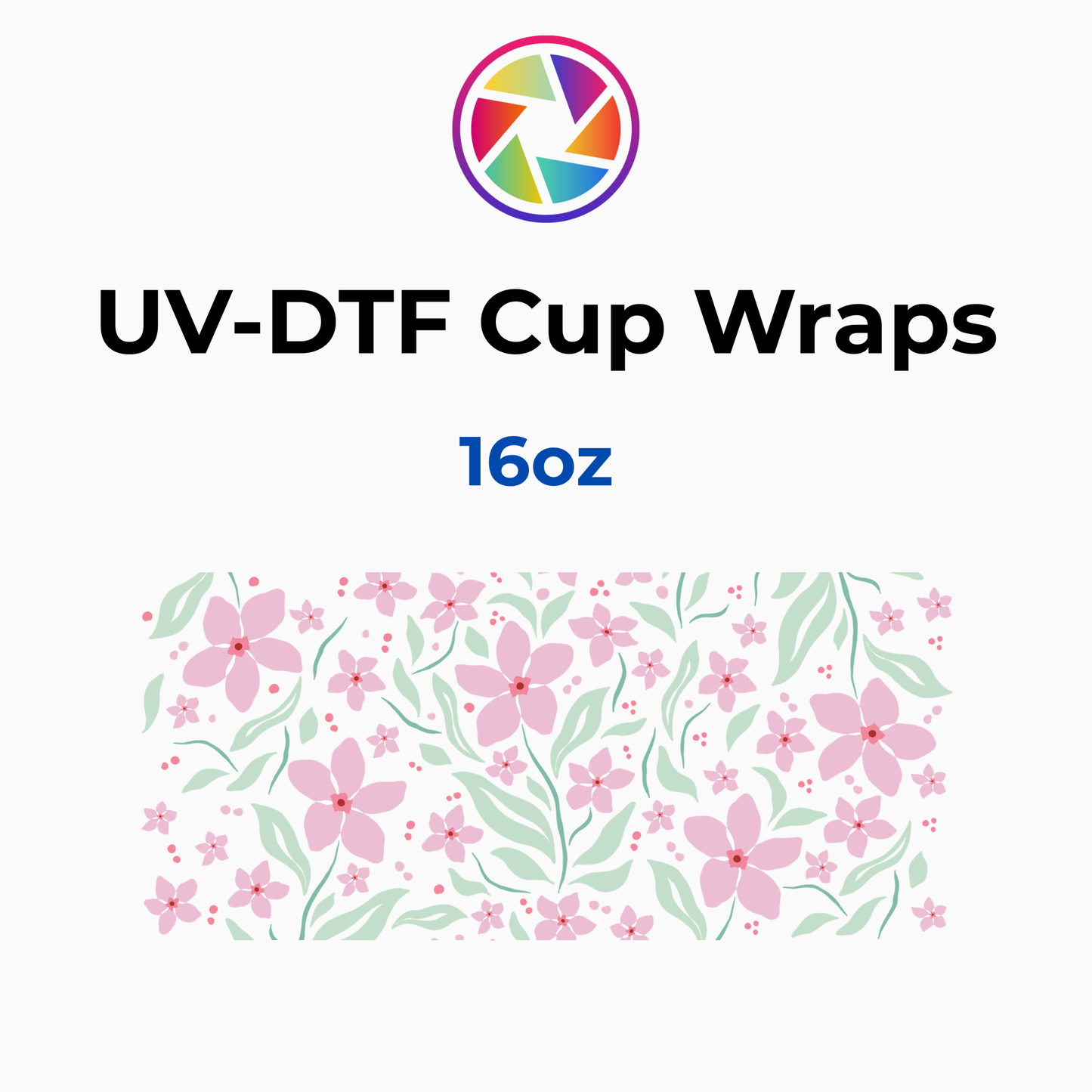 Green and Pink Floral Wrap