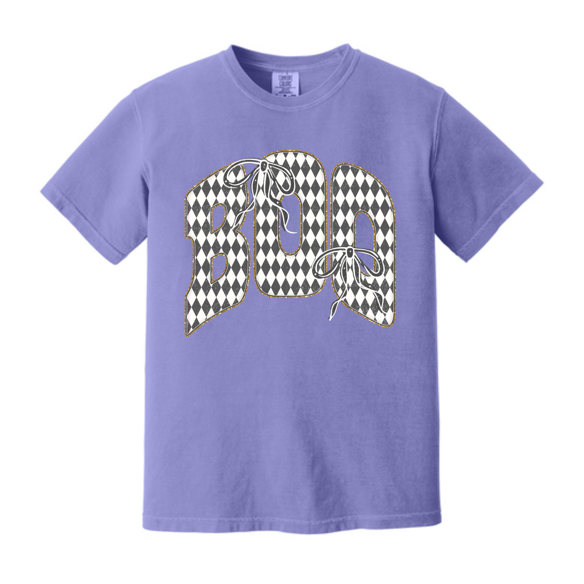 Black Boo Purple Comfort Colors® Tee