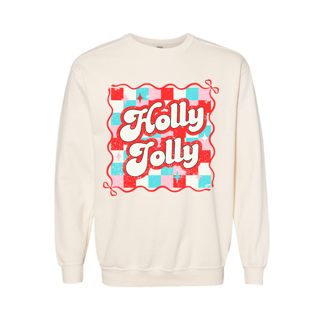 Holly Jolly Retro Comfort Colors® Crewneck