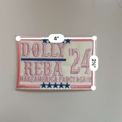 Dolly Reba 24 Patriotic Patch