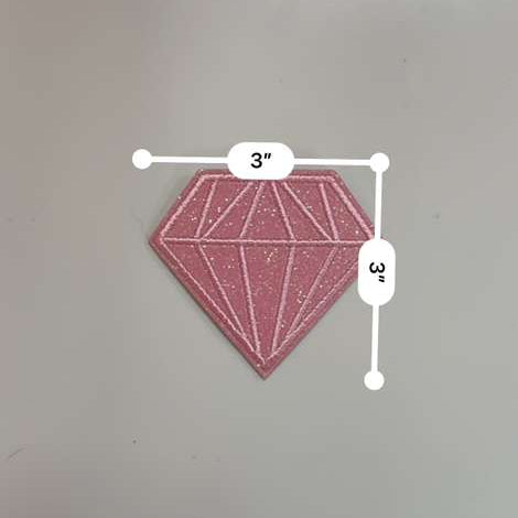 Pink Glitter Diamond Patch