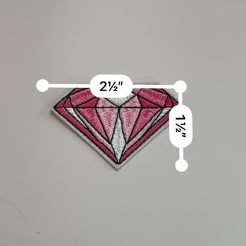 Pink Diamond Outline Patch