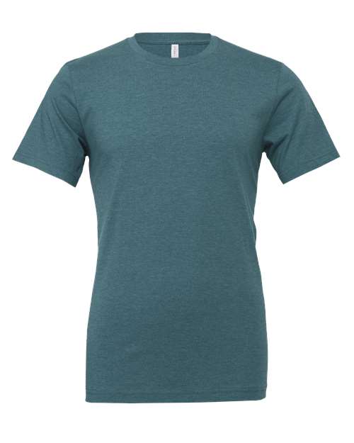BELLA + CANVAS 3001CVC Heather Deep Teal
