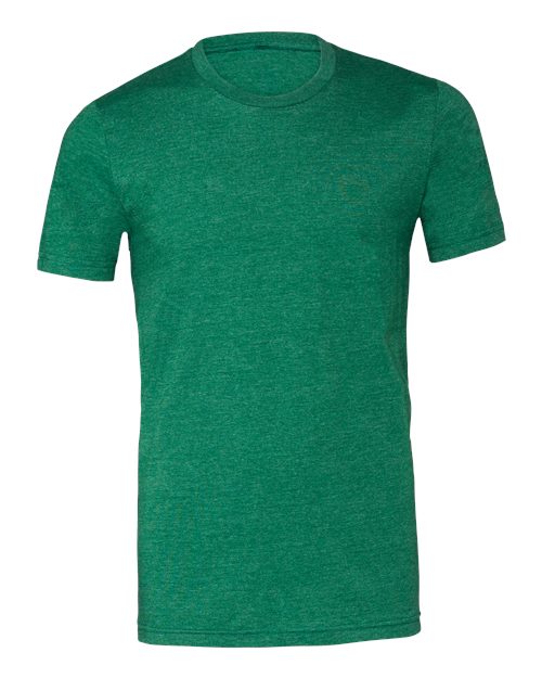 BELLA + CANVAS 3001CVC Heather Grass Green