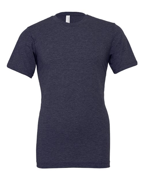 BELLA + CANVAS 3001CVC Heather Midnight Navy