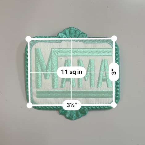 Mint Mama Varsity Patch