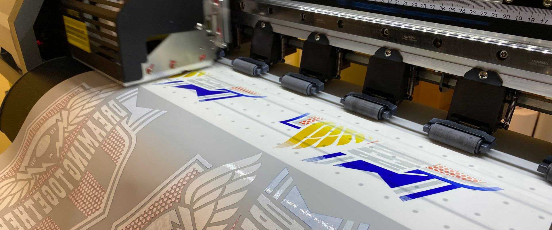 Gangsheet coming off printer