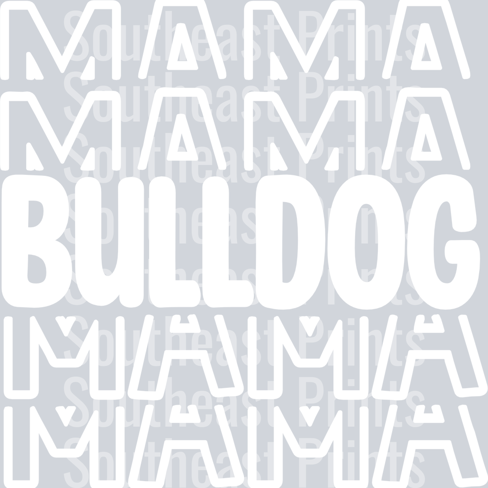 Bulldog Mama White