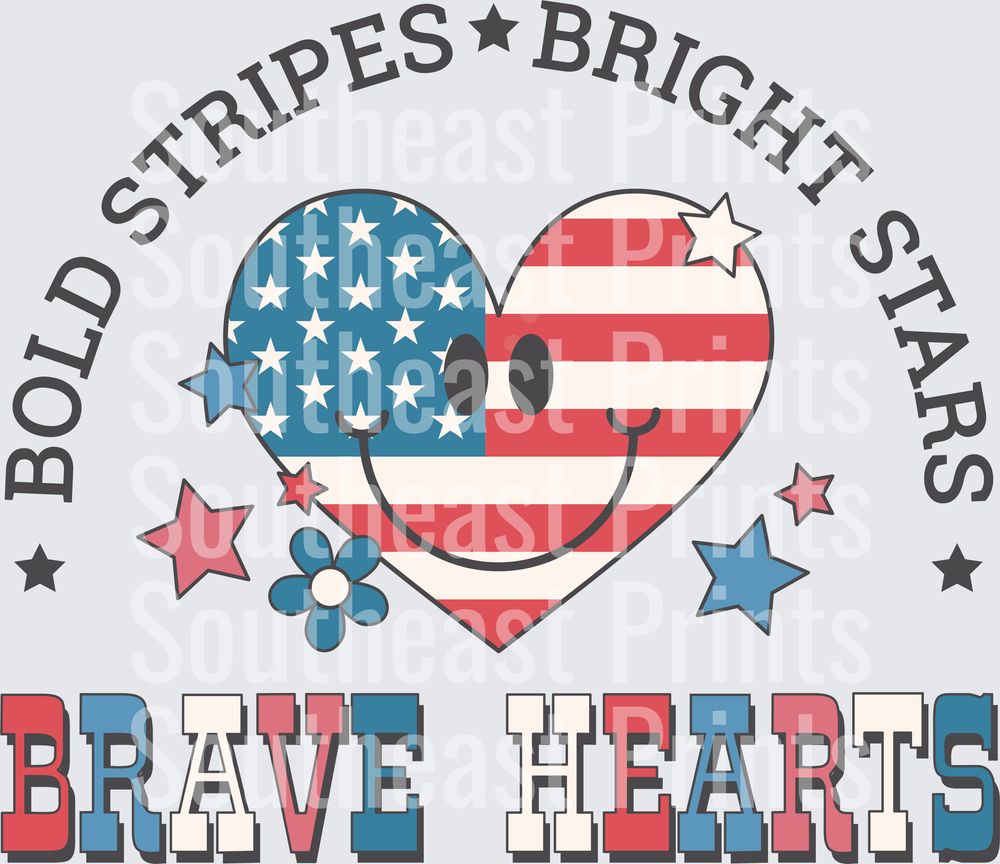 Bold Stripes Bright Stars Brave Hearts