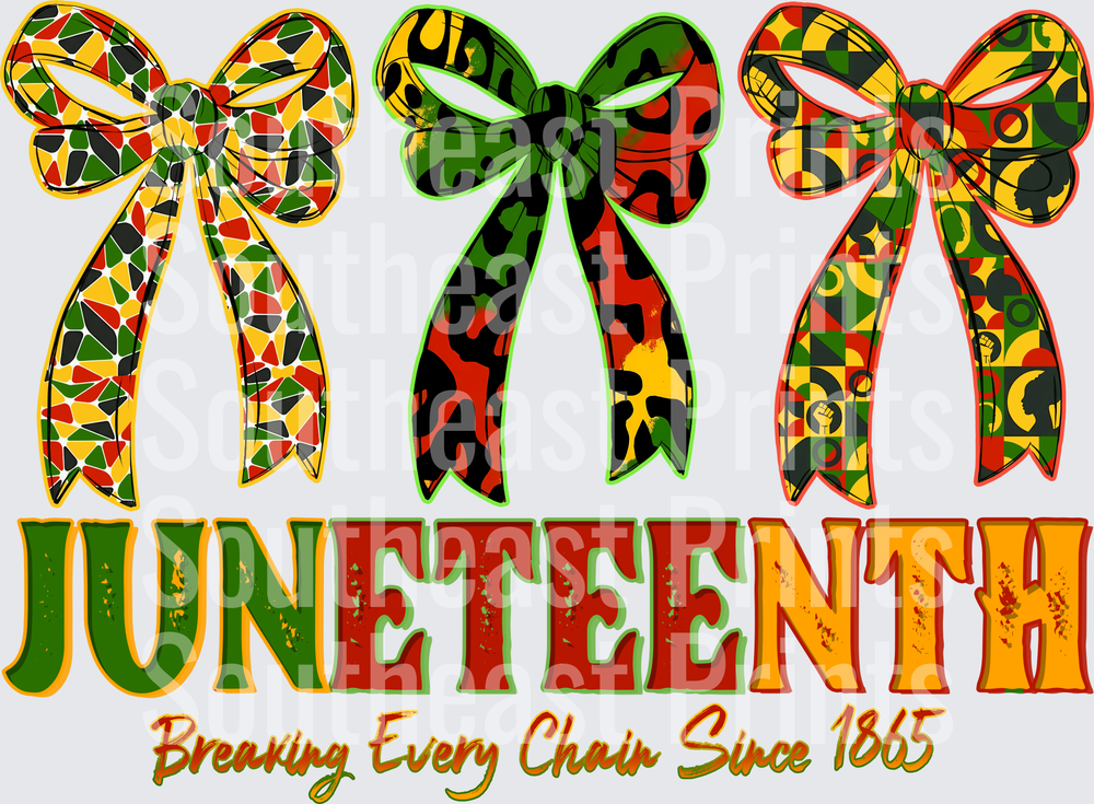 Juneteenth Celebration Bows