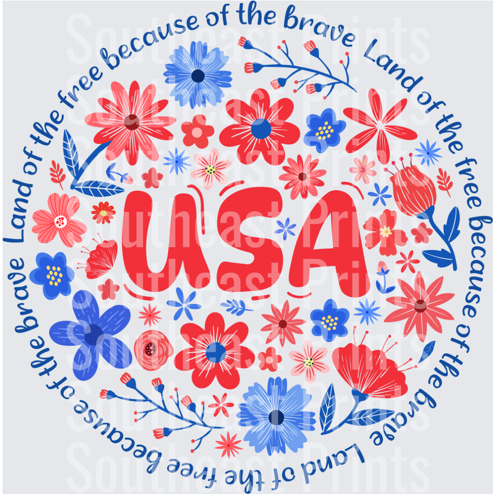 USA Patriotic Floral