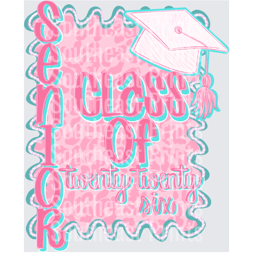Senior Class Of Twenty Twenty Six Graduation Cap Design