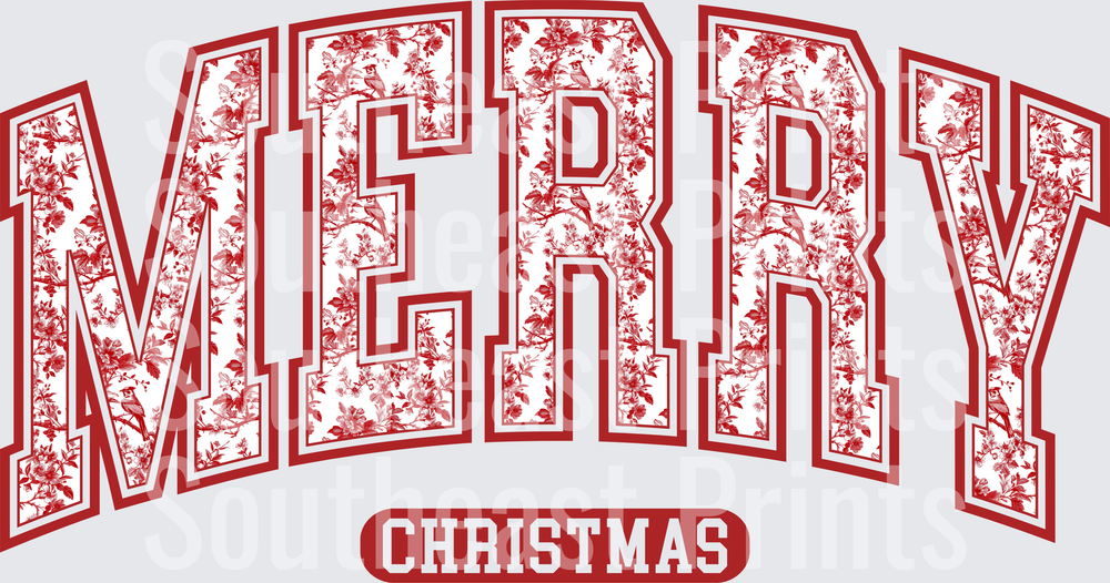 Merry Christmas Toile