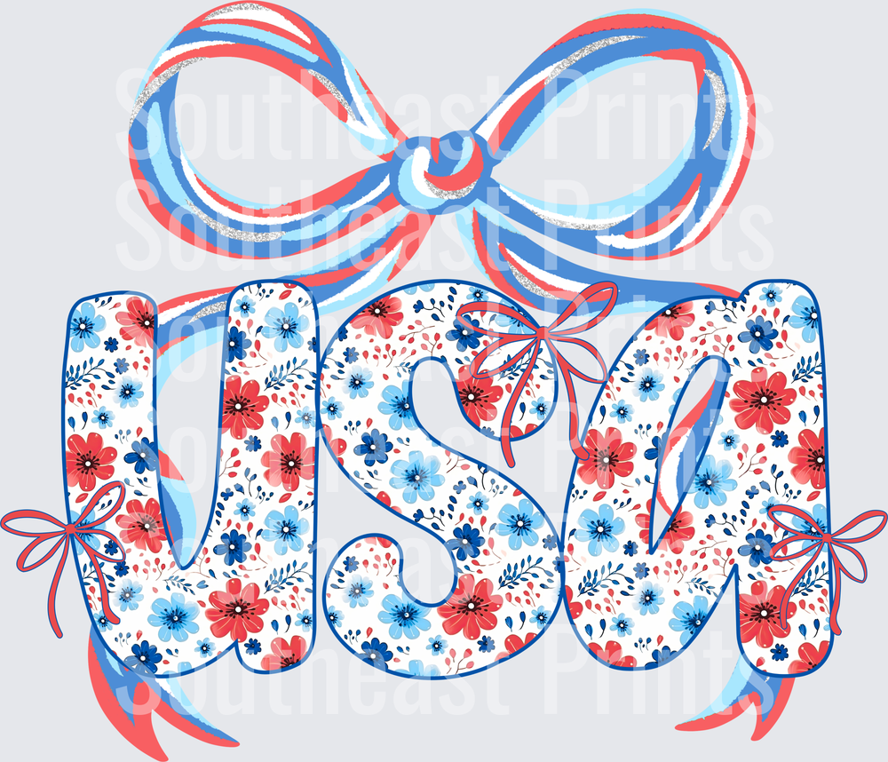 Patriotic USA Floral