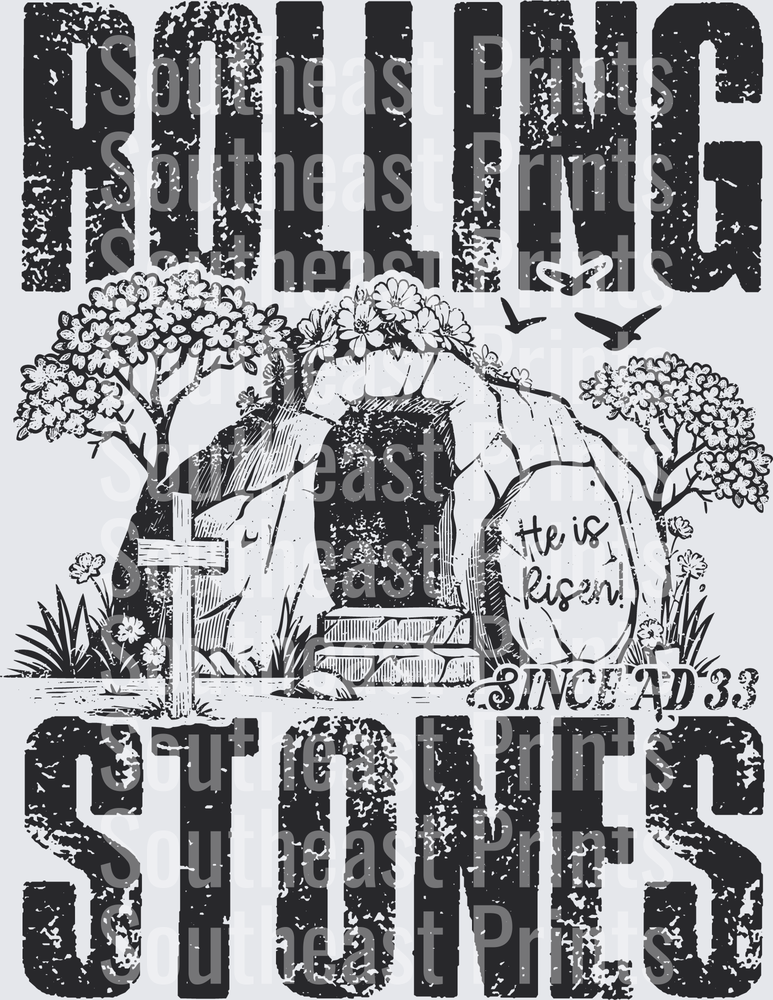Rolling Stones He Is Risen Black