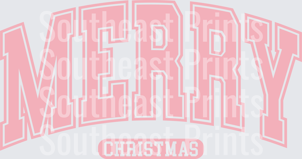 Merry Christmas Pink