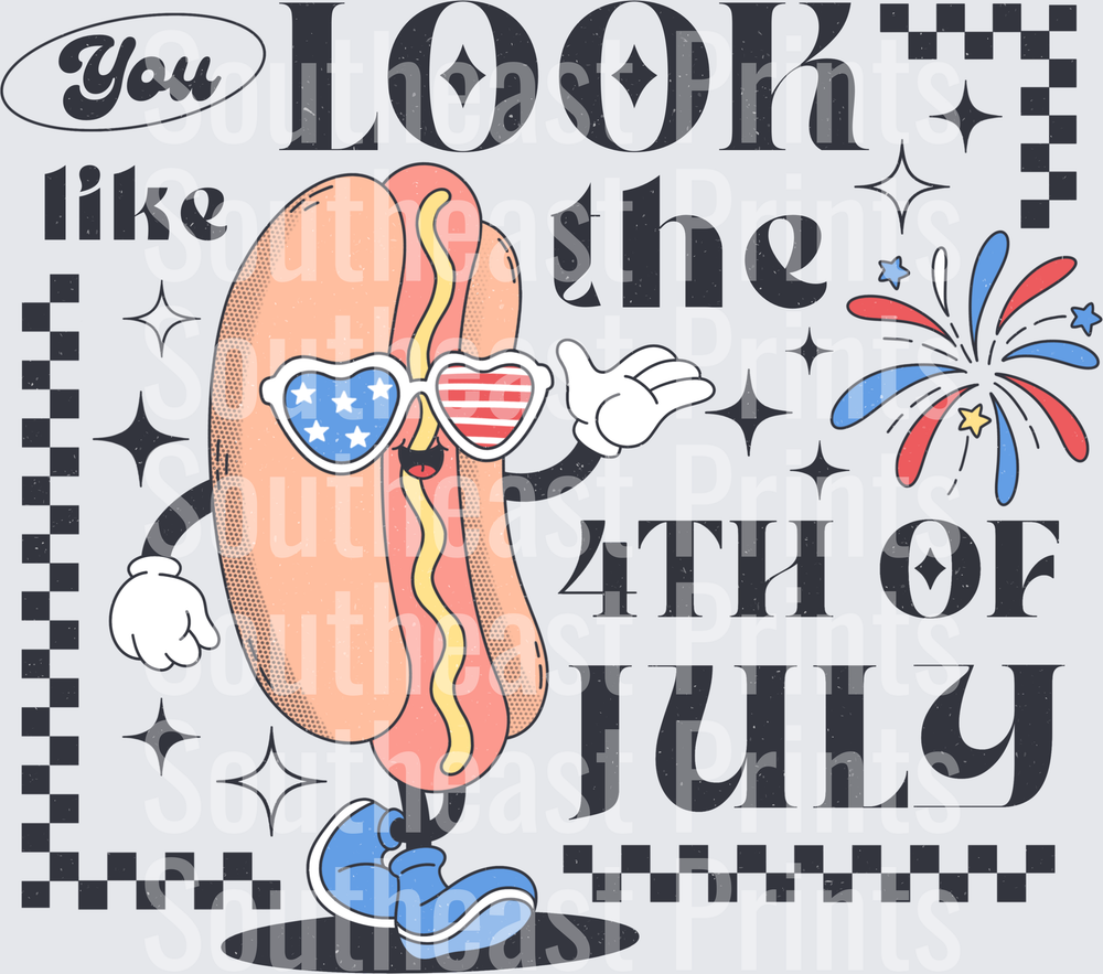 Fourth of July Hot Dog