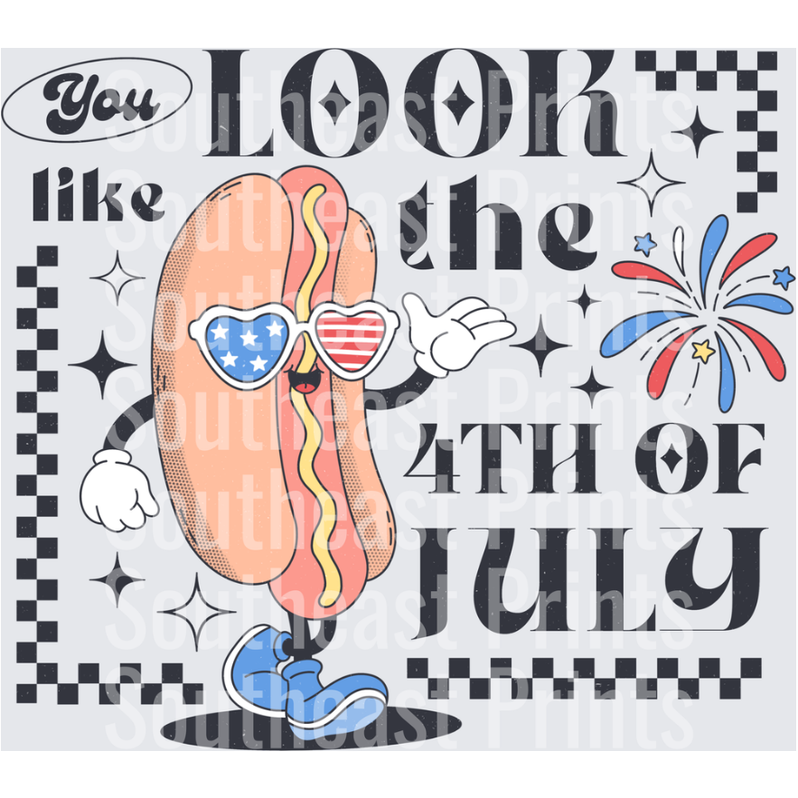 Fourth of July Hot Dog