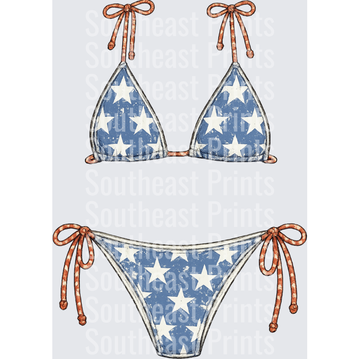 Patriotic Star Bikini