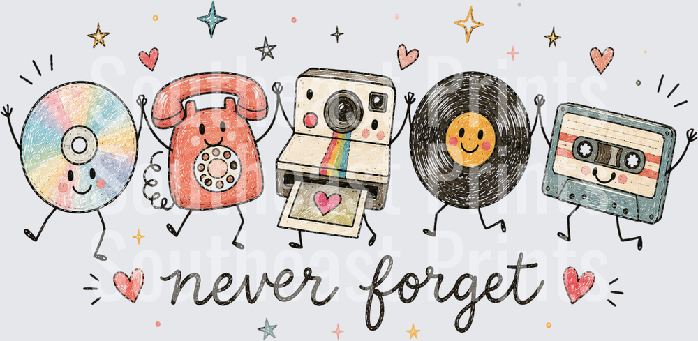 Retro Nostalgia Never Forget