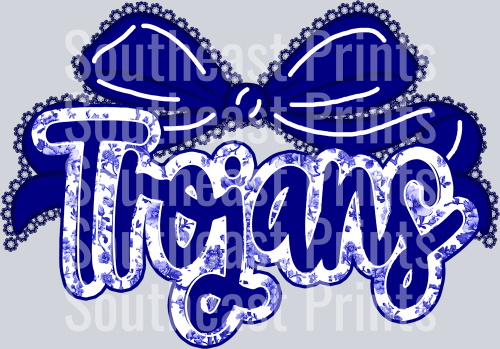 Trojans Navy Bow