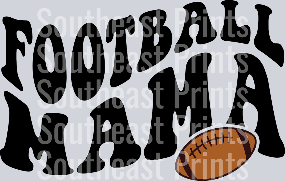 FOOTBALL MAMA black