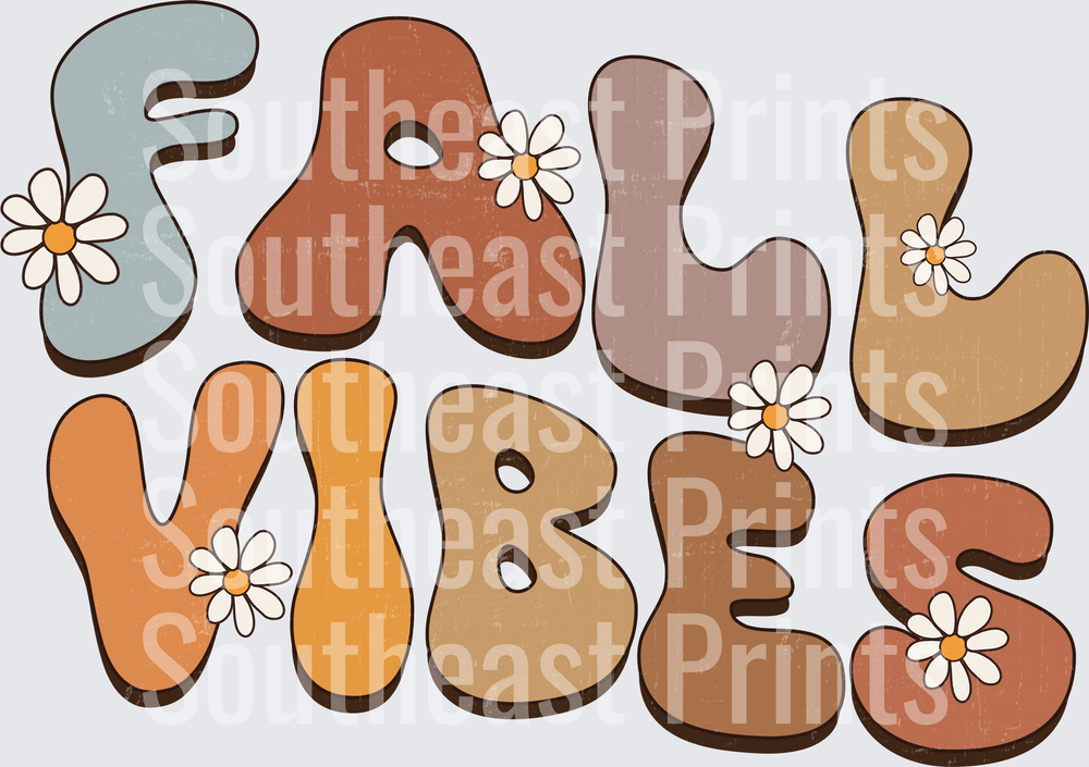 Fall Vibes Daisies