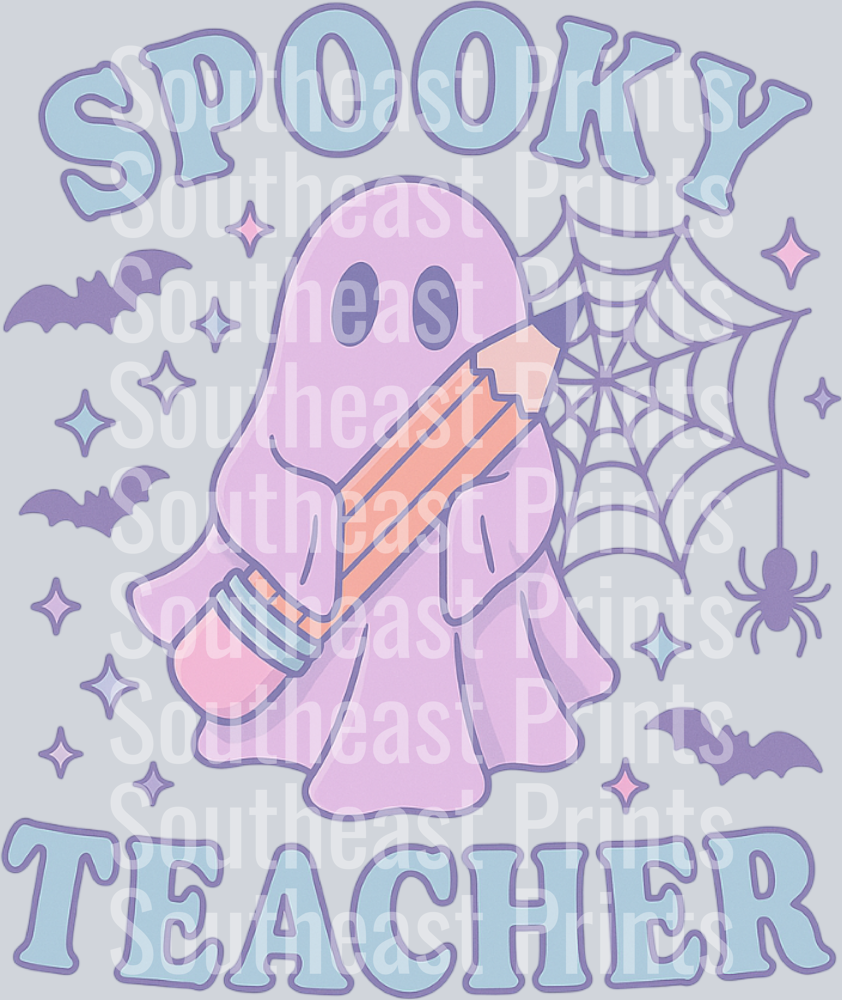 Halloween Cute Ghost Spooky Teacher