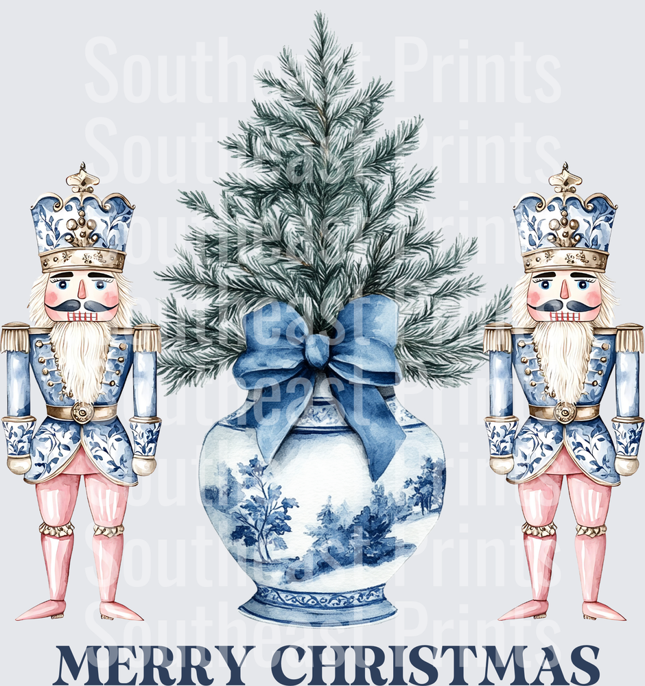 Blue Christmas Nutcrackers