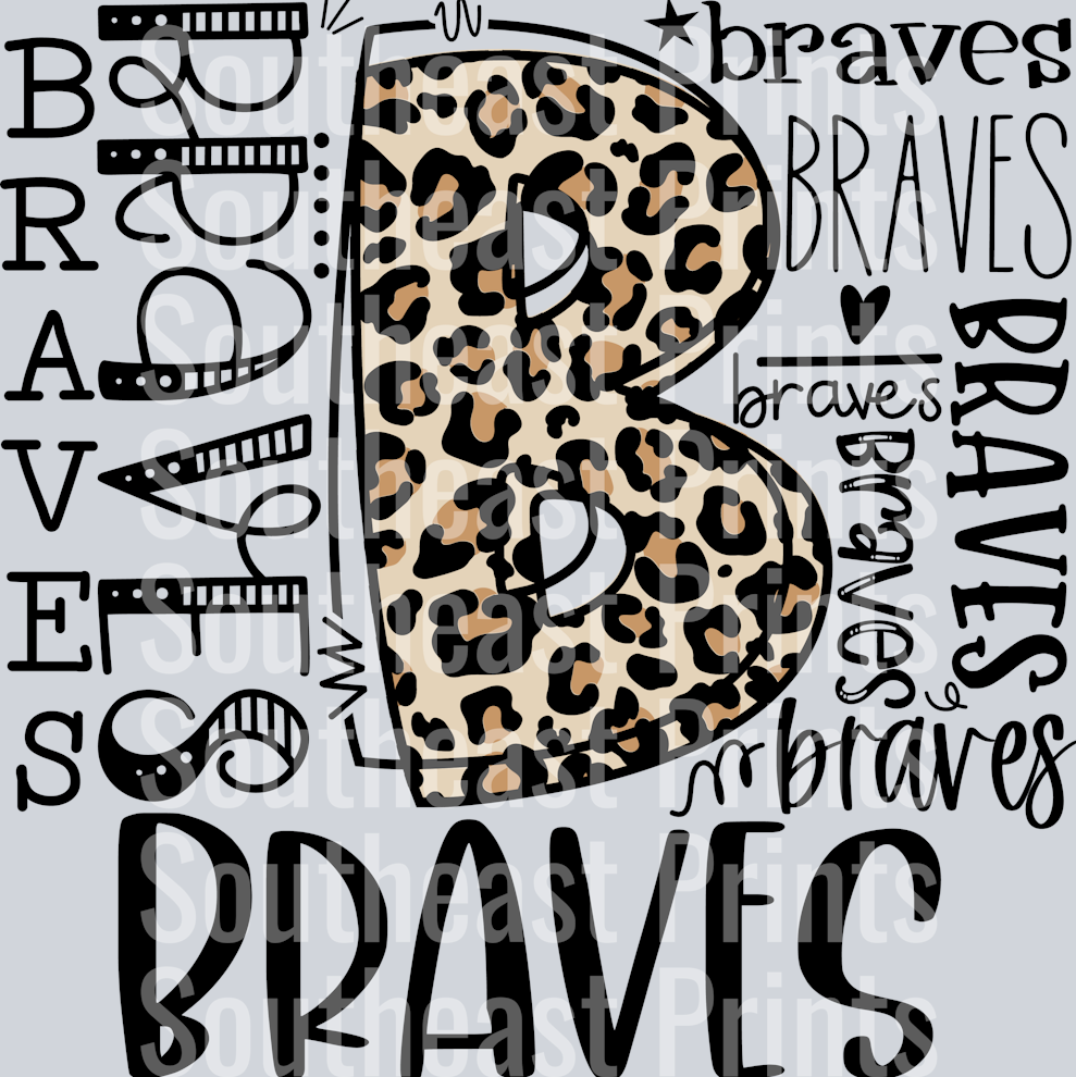 Braves Typography