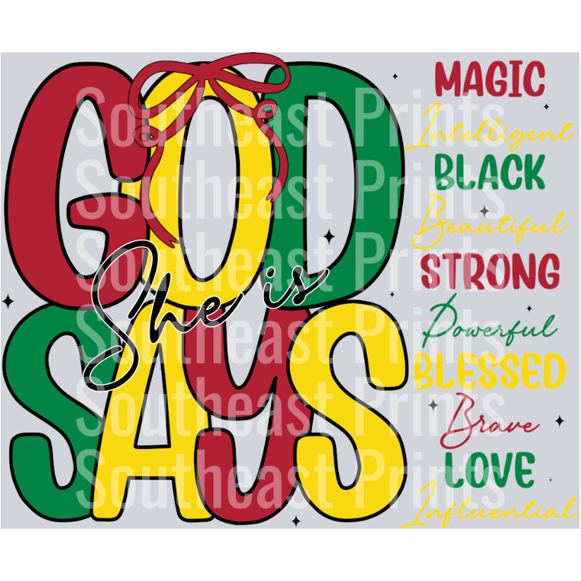 God Says She Is Black History