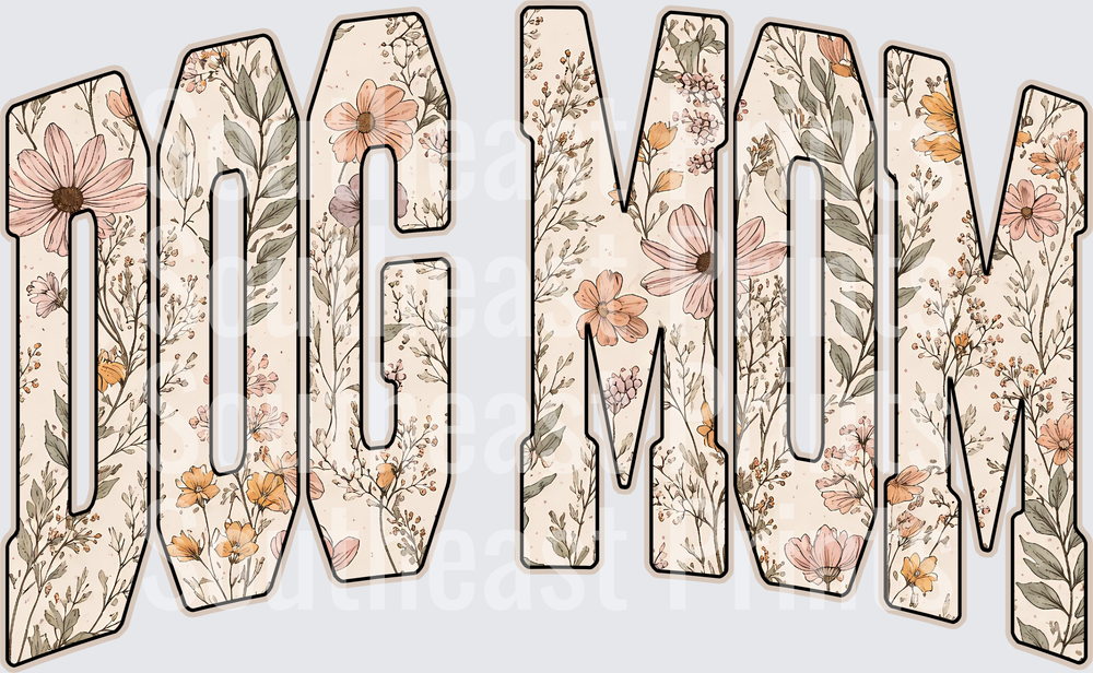 Dog Mom Floral