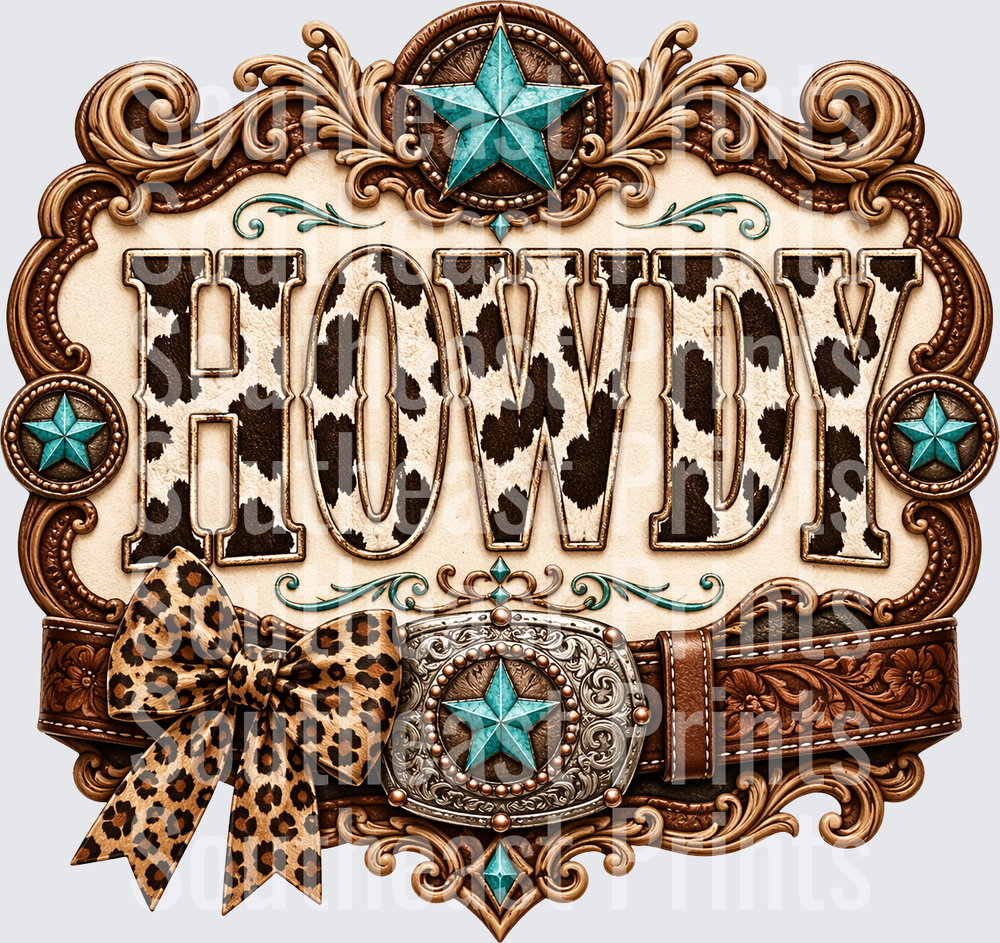 Howdy Western Buckle