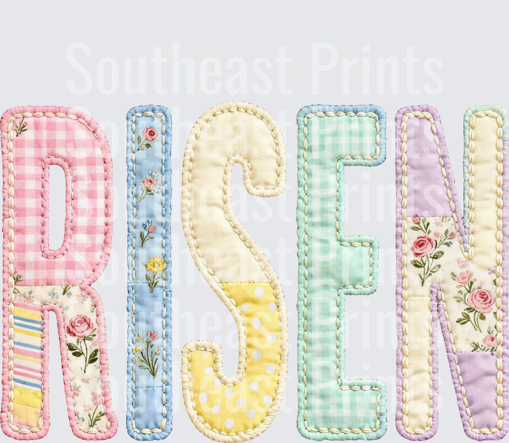 Risen Easter Patchwork Quilt Style
