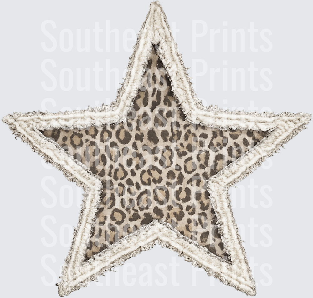 Leopard Print Star