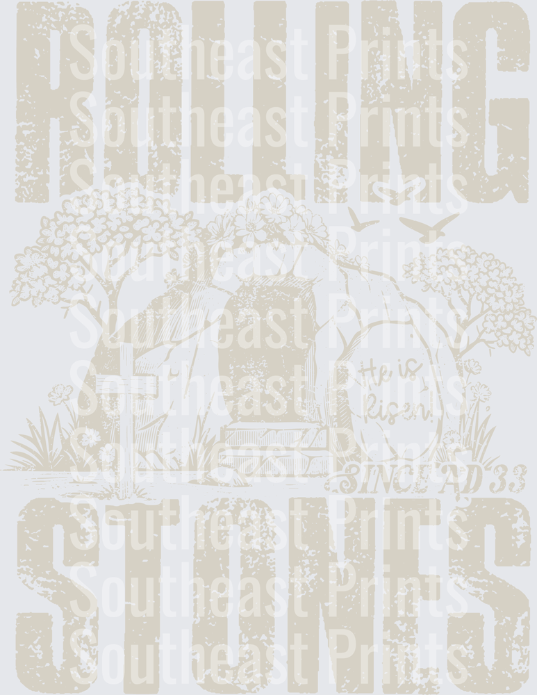 Rolling Stones He Is Risen Tan