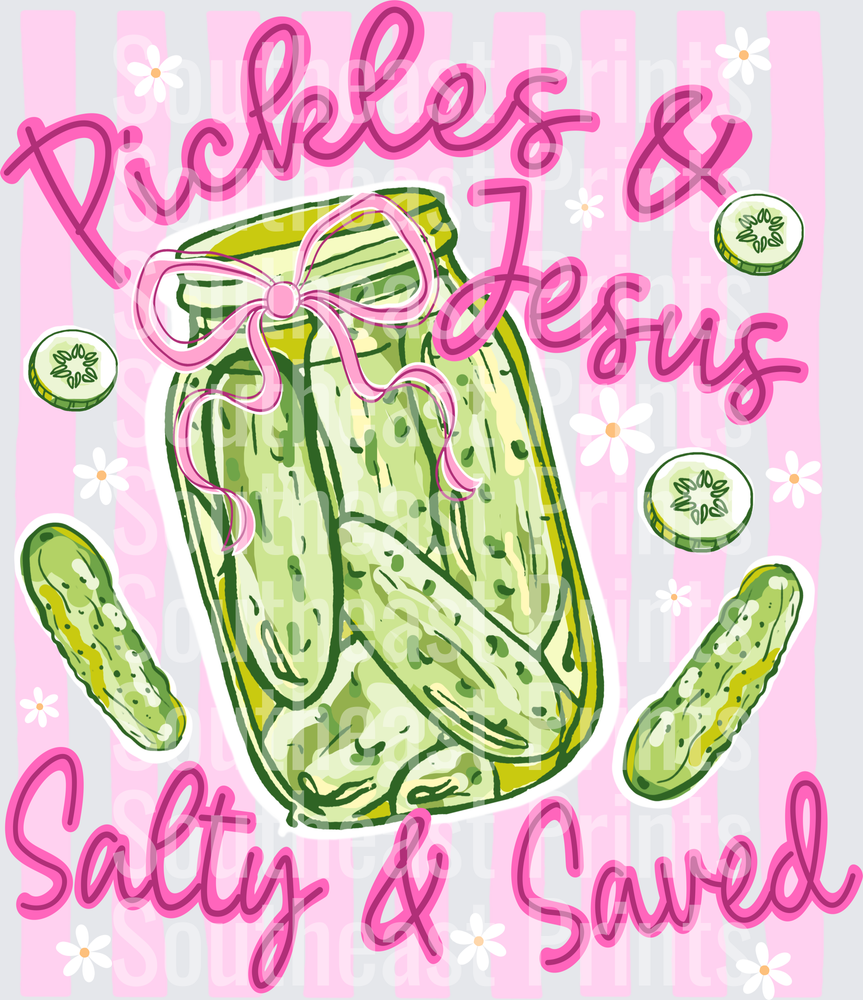 Pickles Jesus Salty Saved