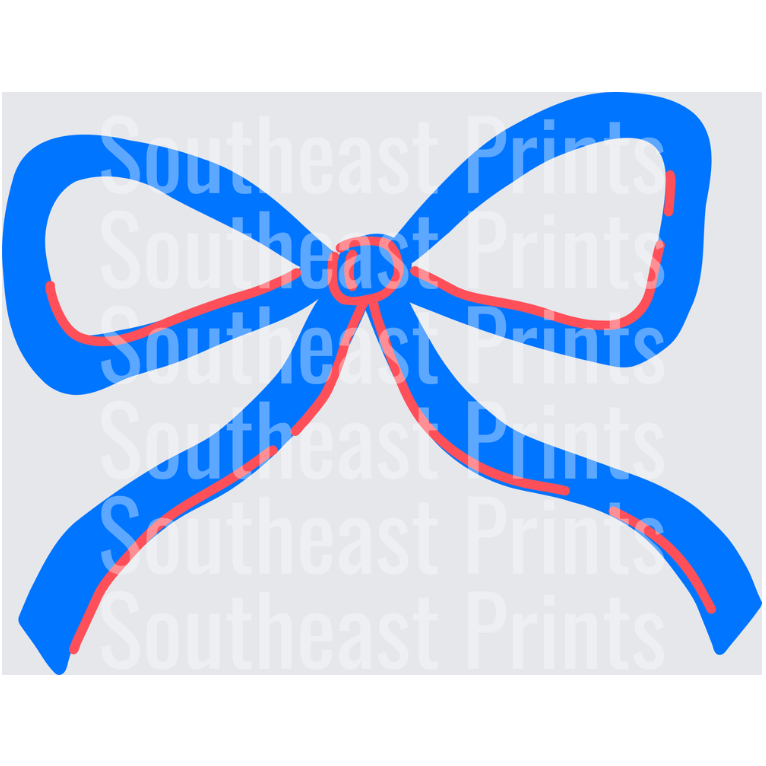 Blue Ribbon Bow