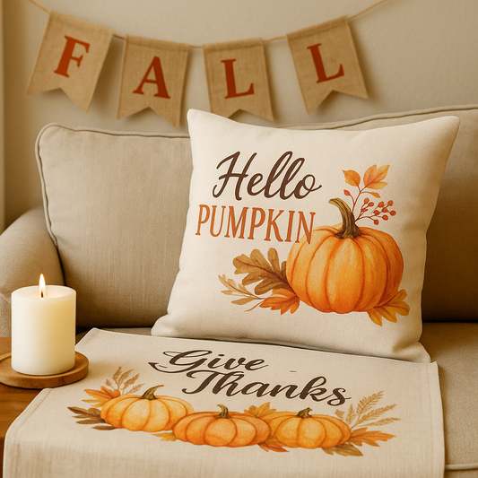 DIY Fall Décor with DTF Transfers