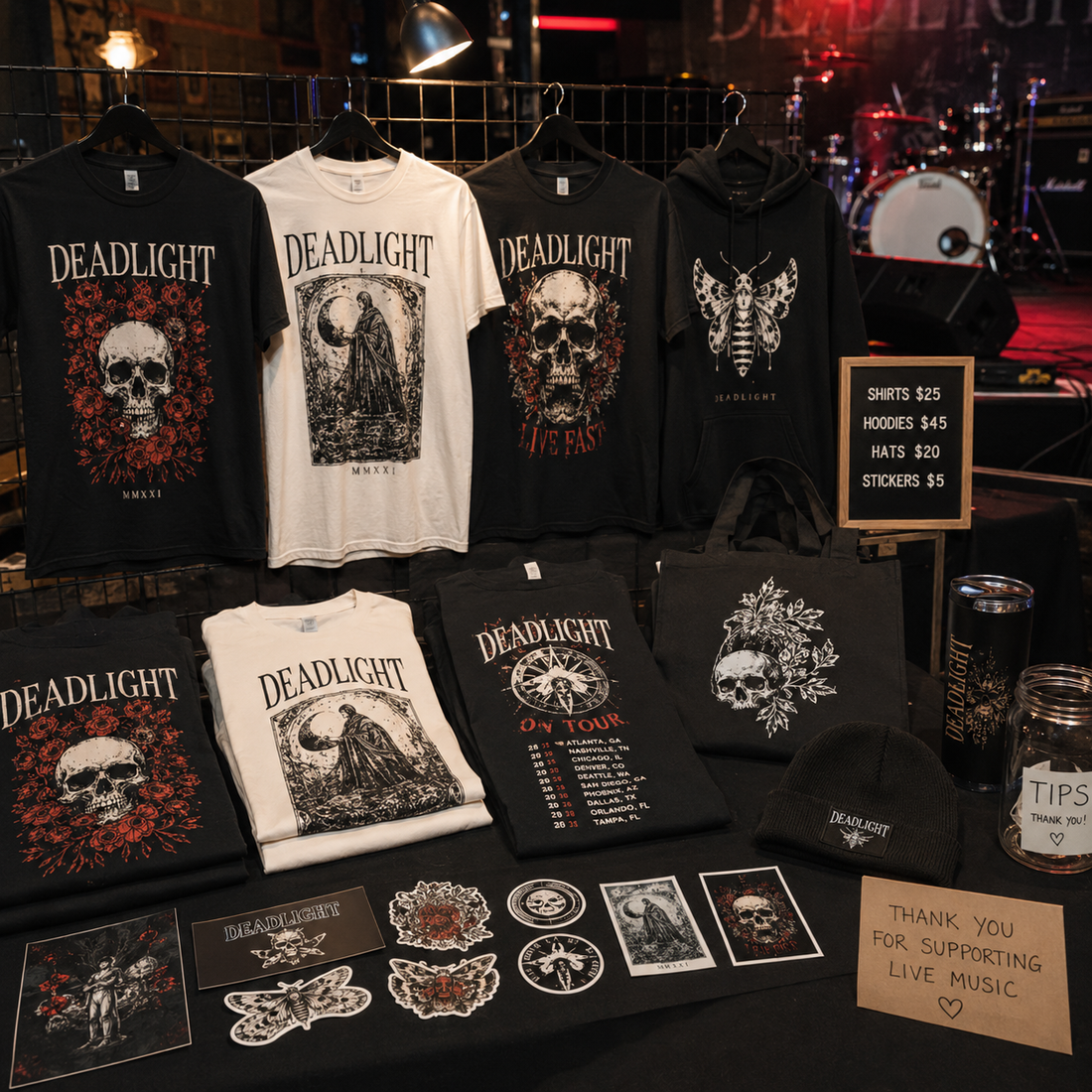 DTF Transfers for Bands and Musicians: Tour Merch on a Budget