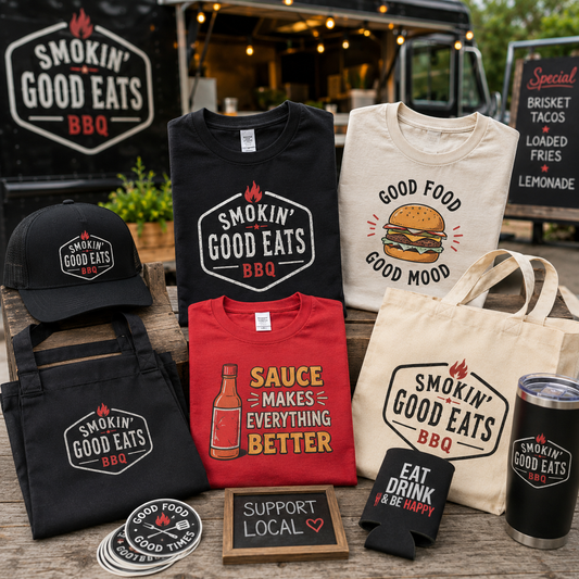DTF Transfers for Food Trucks and Restaurants: Uniforms and Merch